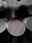 Axya 304 Stainless Steel Round BBQ Grill Mesh with Handle