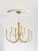 Axya Vintage Branch Chandelier Nordic Style Retro Living Room Lighting