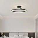 Axyaa Nordic Minimalism LED Ceiling Chandelier White Black Aluminum Lamps