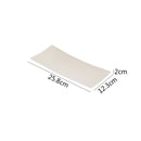Axyaa Striped Ceramic Sushi Plate | Molecular Cuisine Restaurant Tableware