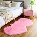Axyaa Heart Shaped Fluffy Rug: Romantic Bedroom Decor & Wedding Gift