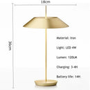 Axyaa Rechargeable Dimmable Desk Lamp Modern Romantic LED Night Light