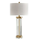 Axyaa Crystal LED Table Lamp - Postmodern Decorative Desk Light for Home Bedroom