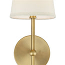 Axya LED Wall Lamp: American Minimalist Black Gold Light for Living Room, Bedroom, Aisle