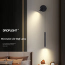 Axyaa Nordic LED Wall Light Bedroom Bedside Spotlight Sconce Lamp Home Decor