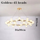 Axyaa Nordic Minimalist Molecular Pendant Light for Creative Restaurant Room Fashion