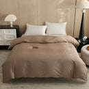 Axyaa Cotton Twill Quilt Cover - Single Size Solid Color Pure Cotton Bedding