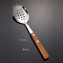 Axyaa Stainless Steel Wooden Handle Tableware Set