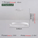 Axyaa Minimalist C-shaped Pendant Light for Restaurant Bar, Bedroom, and Living Room