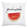 Axyaa Cartoon Fruit Vegetable Print Cushion Cover 45X45CM