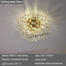 Axyaa Sunflower Crystal Chandelier LED Pendant Lighting for Living Room Kitchen Island