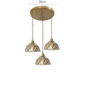 Axyaa Glass LED Pendant Lights Copper Modern Hanging Lamp