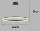 Axyaa Modern LED Pendant Light Chandeliers for Living and Dining Room