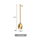 Axyaa Stainless Steel Cartoon Cutlery Set - Spoon Fork Dessert Ice Cream Coffee Cake Fork