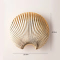 Axyaa Shell Wall Hanging: Elegant Ceramic Ornaments for Advanced Home Decor
