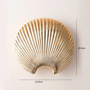 Axyaa Shell Wall Hanging: Elegant Ceramic Ornaments for Advanced Home Decor