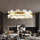 Axyaa Elegant Copper Ceiling Chandeliers with LED Lights for Hotels and Restaurants