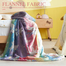 Axyaa Unicorn Glow Blanket for Girls - Soft & Glittery Toddler Gift