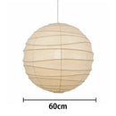 Axyaa Rice Paper Wabi Sabi Pendant Lamp, Ceiling Hanging Light for Kitchen, Living, Dining Room