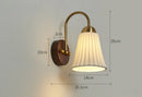 Axyaa Retro LED Ceramic Wall Lamp for Bedroom, Living Room, Dining Room