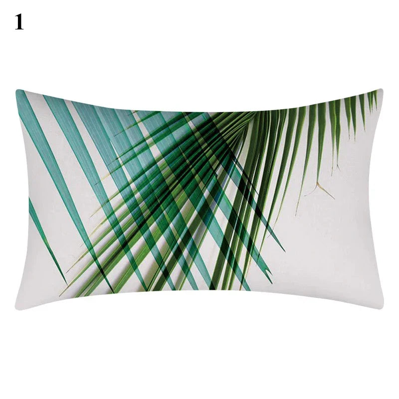 Axyaa Bohemian Plant Leaf Pillowcase for Home Decor 30*50