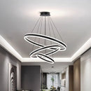 Axyaa Modern Stair Chandelier Pendant Lights - LED Ceiling Lamp for Living Room
