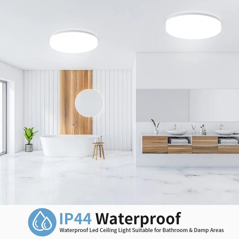 Axyaa 48W LED Ceiling Lamp: Ultra-thin Bedroom Light Fixture