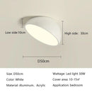 Axyaa LED Semicircular Ceiling Lights for Balcony Bedroom Entrance Creative Lighting Fixtures