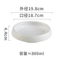 Axyaa Ceramic Deep Plate Set of 4