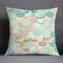 Axyaa Dark Green Floral Animal Pattern Pillow Case for Modern Home Decor