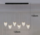 Axyaa Crystal Chandeliers: Modern Indoor LED Ceiling Lighting