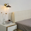 Axyaa Walnut Wood Wall Lamp Modern Minimalist Bedroom Light