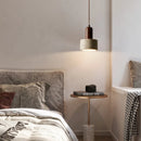 Axyaa Yellow Travertine Cave Stone Pendant Light - LED Hanging Lamp