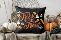 Axyaa Halloween Candy & Ghost Pillow Cover for Sofa, Bedroom, Car