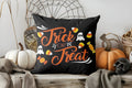 Axyaa Halloween Candy & Ghost Pillow Cover for Sofa, Bedroom, Car - Home Decor