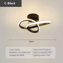 Axyaa LED Ceiling Light: Minimalist Line Lamps for Corridor, Aisle, Staircase & Entryway