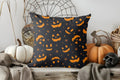 Axyaa Halloween Pumpkins & Witches Pillow Cover for Sofa, Bedroom, Car