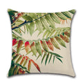 Axyaa Tropical Rainforest Plant Throw Pillow Cover 45x45cm