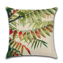 Axyaa Tropical Rainforest Plant Throw Pillow Cover 45x45cm