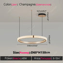 Axyaa Nordic Ring Chandelier for Living, Dining & Bedroom