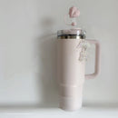 Axyaa Bell Charm for 30/40 oz Tumbler: Kawaii Pendent Chain Decor for 9-10mm Straws