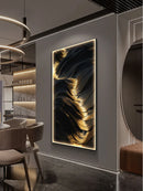Axyaa LED Lava Art Wall Lamp for Living Room, Dimmable Abstract Hanging Painting