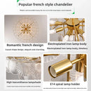 Axyaa Crystal Chandelier: Minimalist Living Room, Bedroom, and Restaurant Lighting