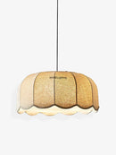 Axyaa Wavy Fabric Pendant Light: Nordic Style Chandelier for Bedroom & Restaurant decor