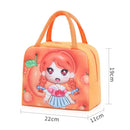 Axyaa Kids' 3D Cartoon Lunch Box Bag - Fresh Food Storage with Aluminum Foil