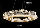 Axyaa Modern LED Pendant Light for Staircase Chandeliers in Living Room