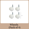 Axyaa Clear Drawer Boxes with Lids & Wheels - Household Plastic Organizers