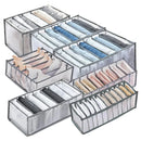 Axyaa Underwear Drawer Organizer: Foldable Closet Divider for Underpants, Socks, Bra