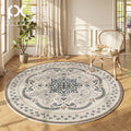 Axyaa French Round Carpet: Non-Slip, Waterproof, Anti-Fouling Rug for Living Room, Bedroom, and Sofa
