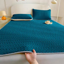 Axyaa Soft Latex Mattress Cover Quilted Summer Bedspread Protector